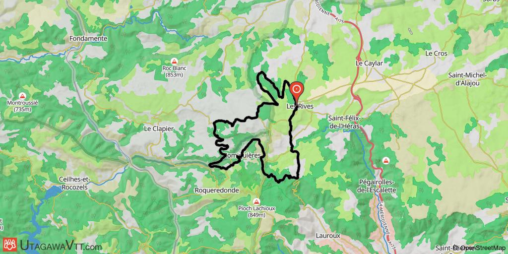 Les Rives : Circuit 08 - Forêt de l'Escandorgue
