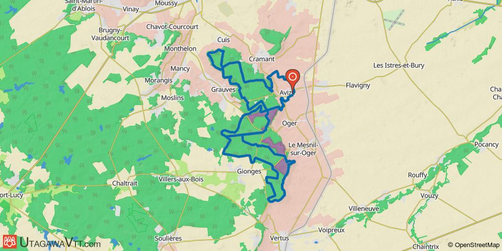 L'Avizoise 2017 - Grand parcours - 42 km