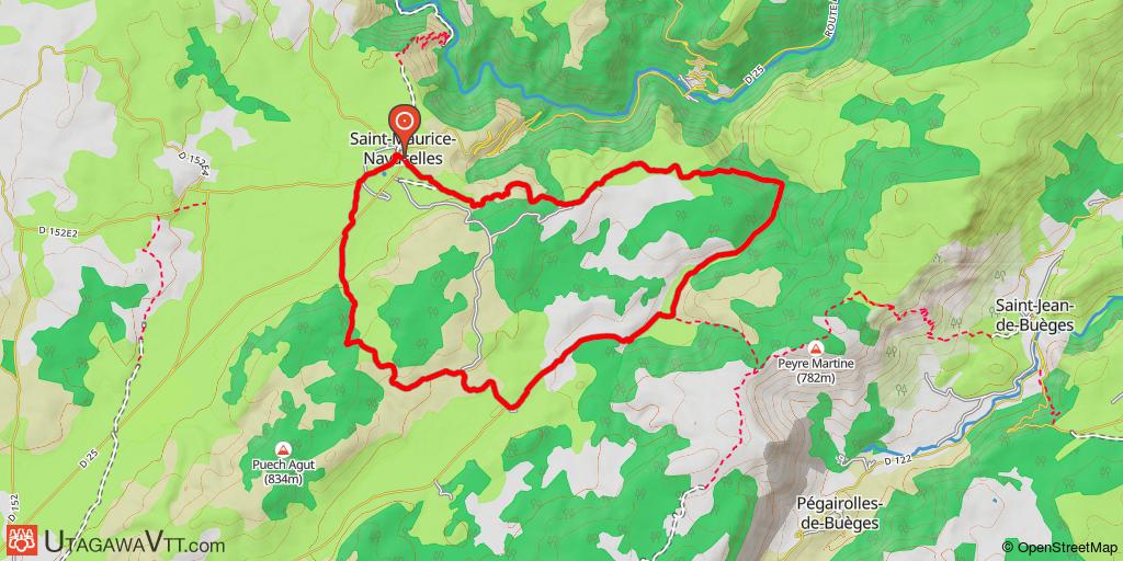 Saint-Maurice-Navacelles : Circuit 12 - La combe des Natges