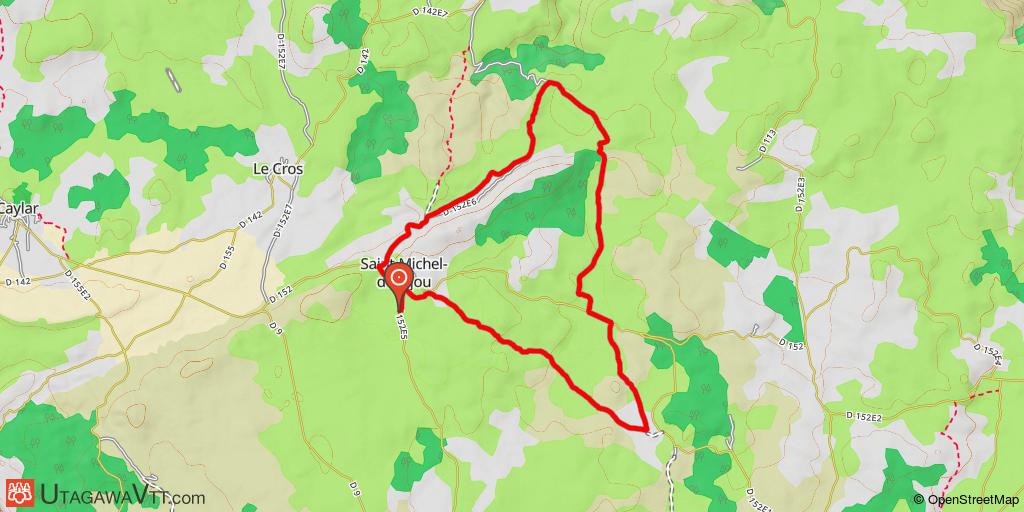 Saint-Michel-d'Alajou : Circuit 15 - le bois de la Devèze