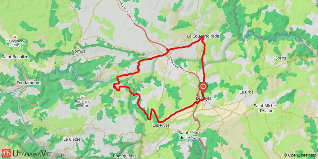 Le Caylar : Circuit 17 - Le lion de Servières