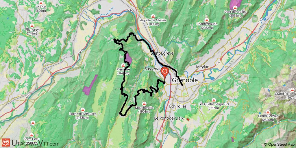 Crêtes de la Molière et Ezy via le Mortier depuis Grenoble