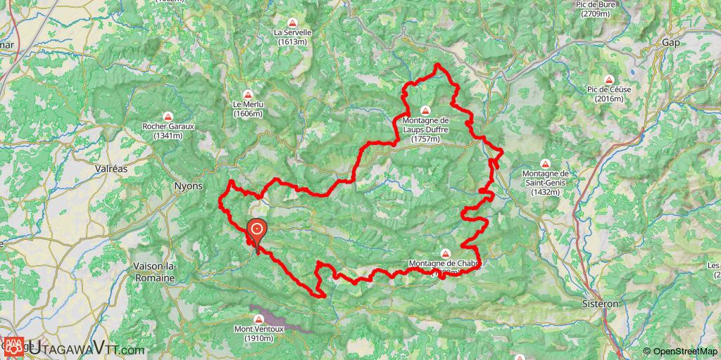 Boucle du Buech (Drôme, Hautes-Alpes)