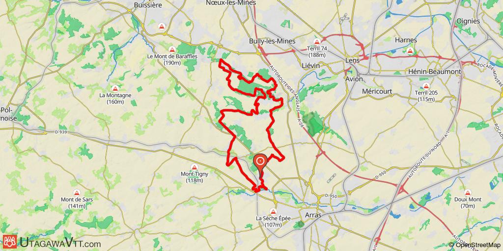 Rando des Tours - Maroeuil - 57 km