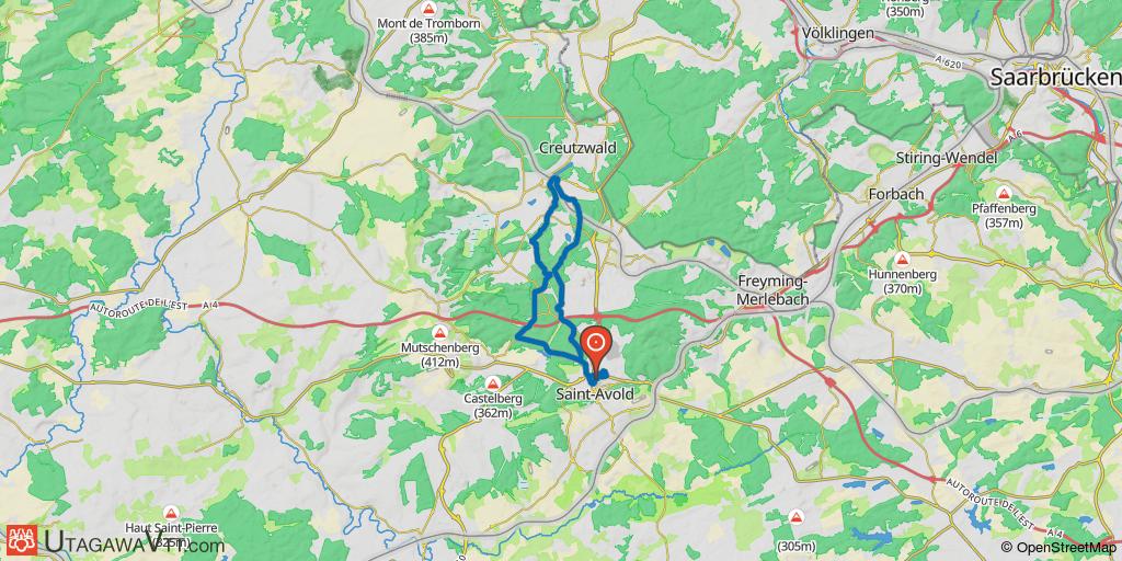 Circuit Oderfang - Porcelette - Creutzwald