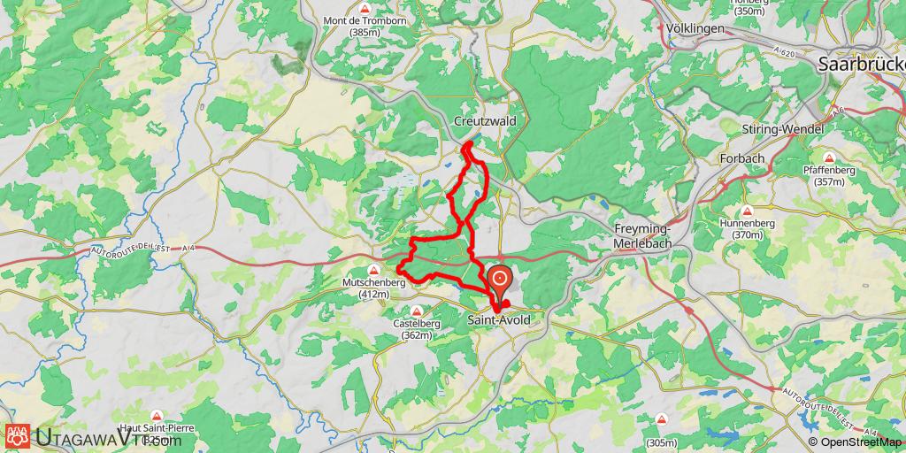 Circuit Oderfang - Boucheporn - Creutzwald