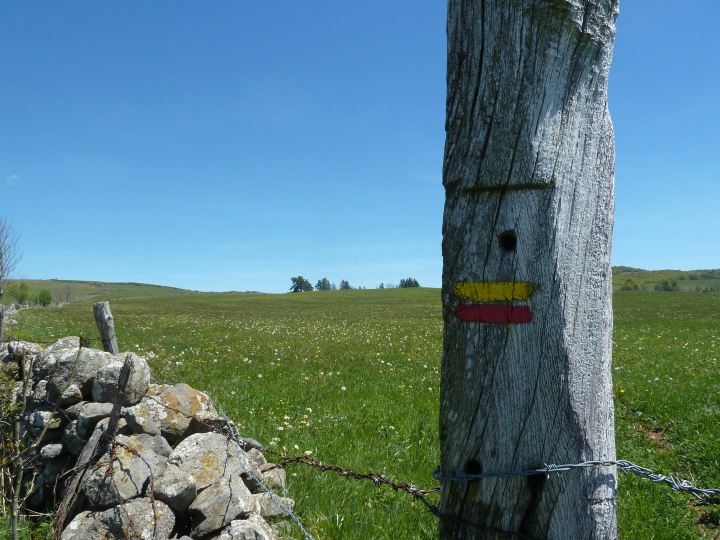 Itinérance dans l'Aubrac : Etape 1