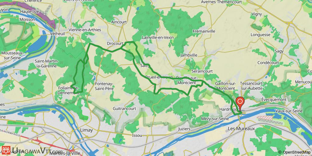 A l'ouest de Meulan-en-Yvelines
