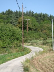 Chemin d'accès vers Lebrat