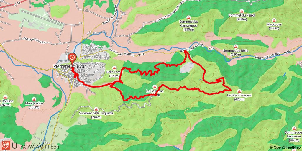 Les collines de Pierrefeu - 2017 - 25 km