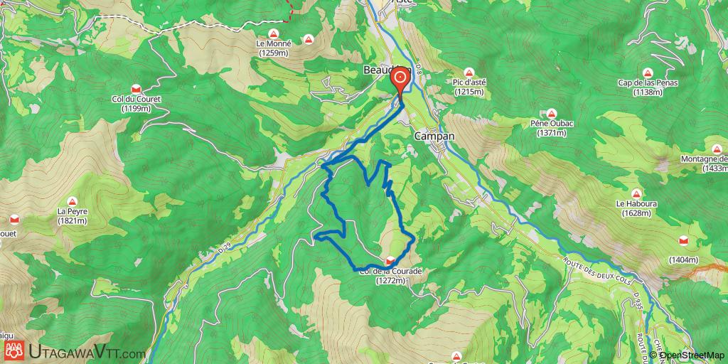 Baudéan - Col de la Courade