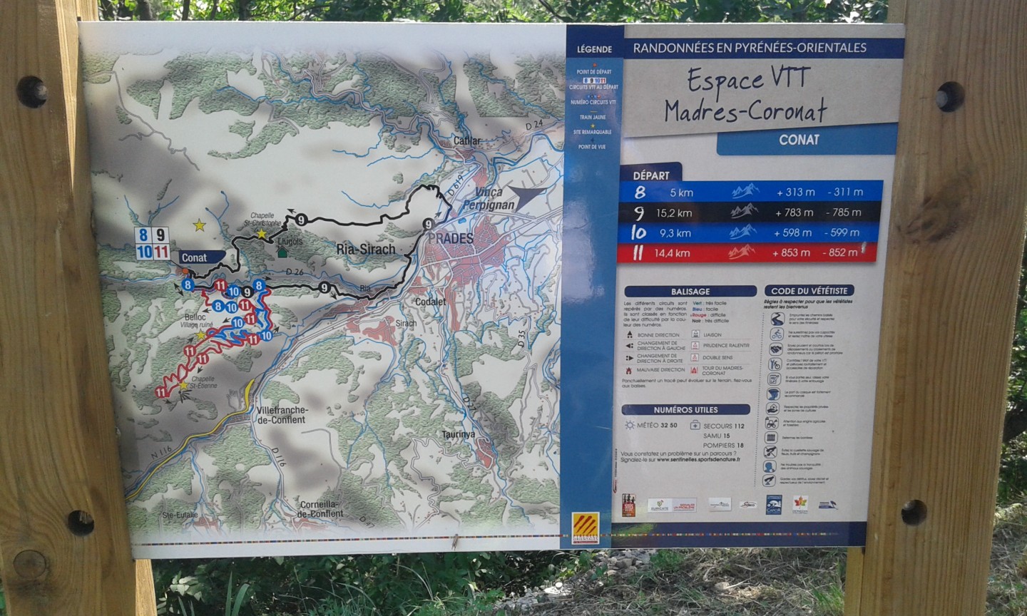 Espace VTT Madres-Coronat, circuit rouge n°11