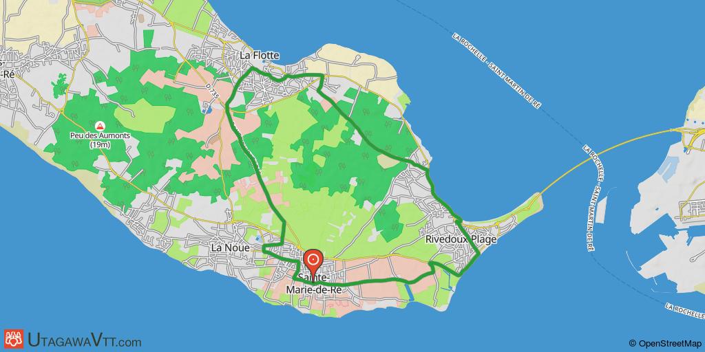 Rando VTT n°17-01.1 - Sainte-Marie-de-Ré - Aux portes du pont
