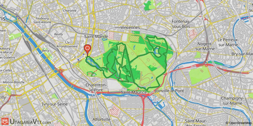 Les chemins du bois de Vincennes