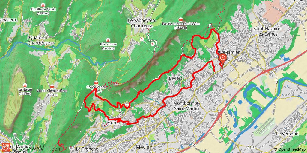 St Ismier - Col de Vence