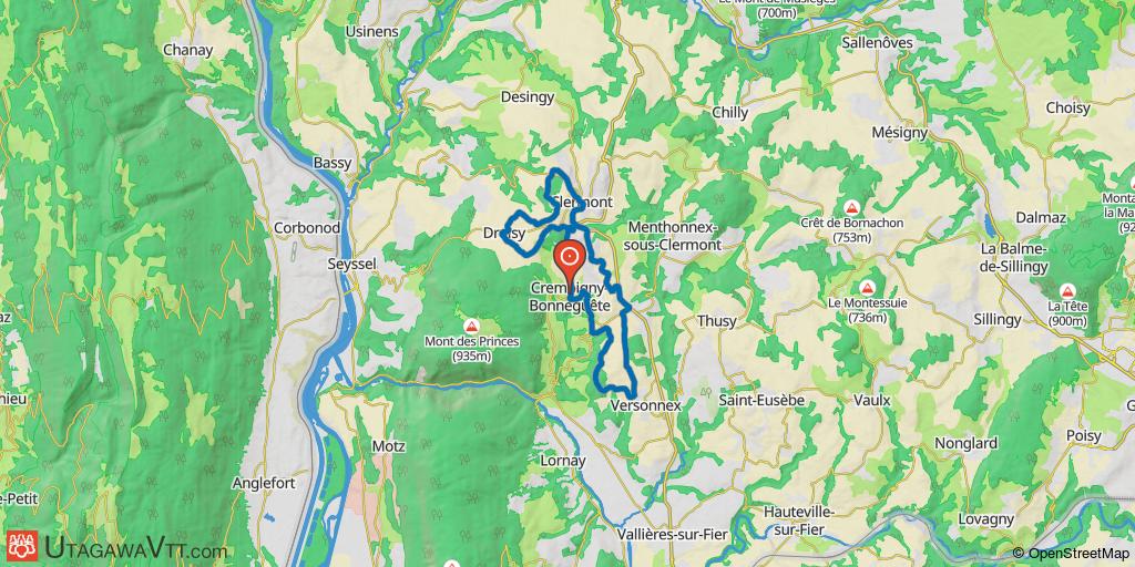 Albanais: Circuit VTT FFC N°1 - Les portes de l'Albanais