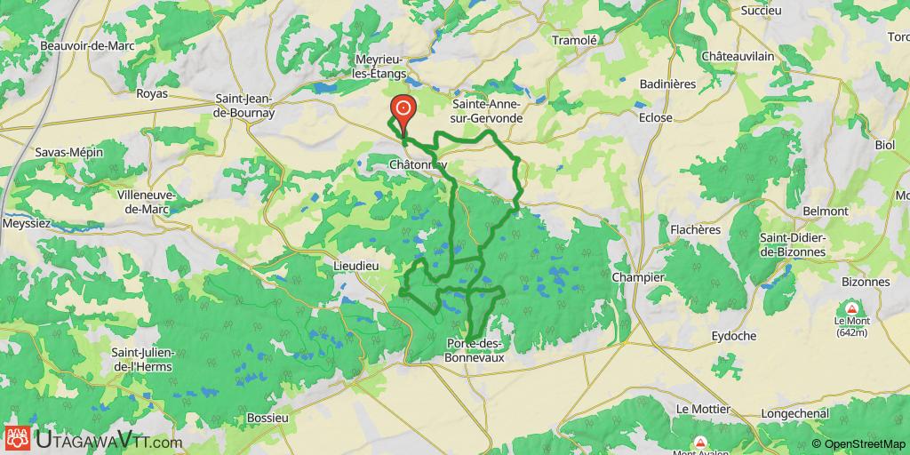 Parcours dans les bois de Chatonnay