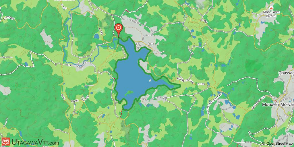 Lac des Settons - Circuit N°1 (officiel)