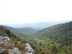 Km16.4 panorama sur les Montagnes d’Artigues