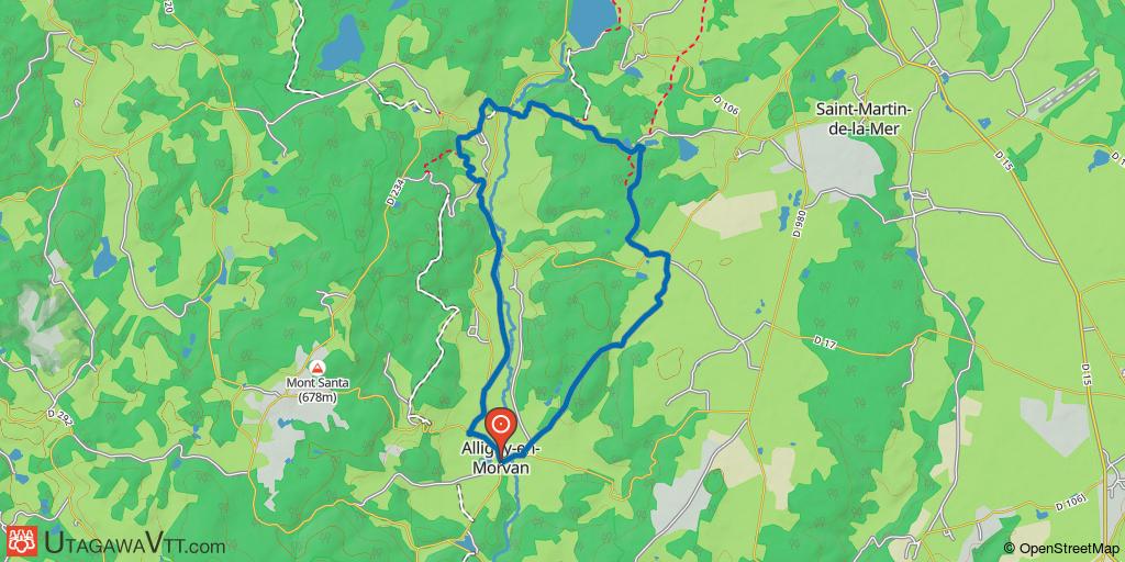 Morvan - Sommets et grands lacs - Circuit N°5 : Autour de Ternin (officiel)