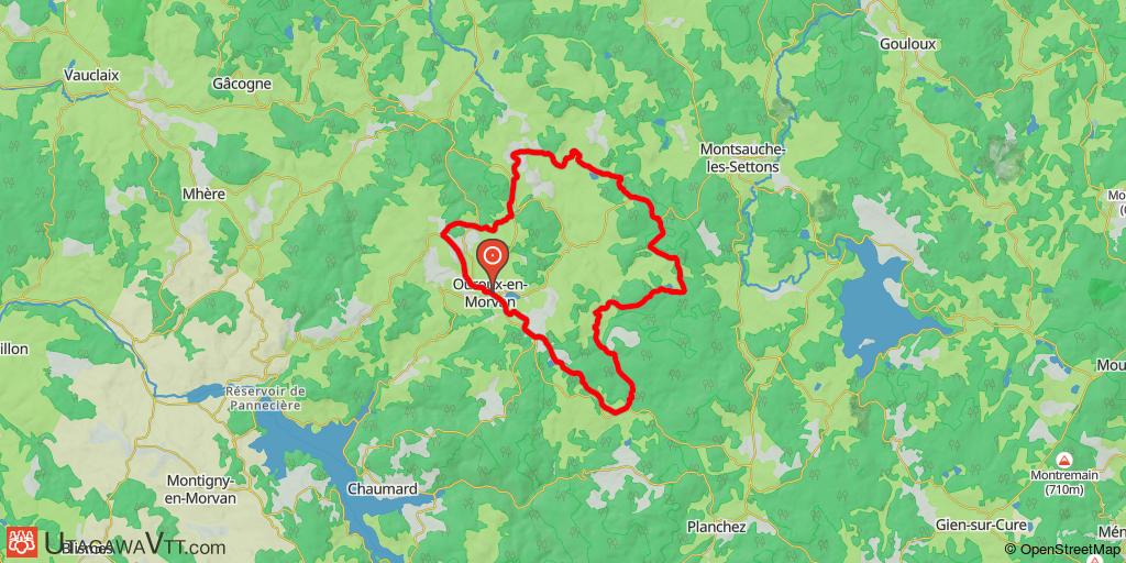 Morvan - Sommets et grands lacs - Circuit N°8 : Partie de Campagne
