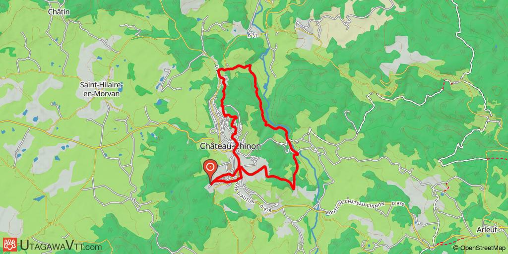 Morvan - Sommets et grands lacs : Circuit N°10 : Château-Chinon