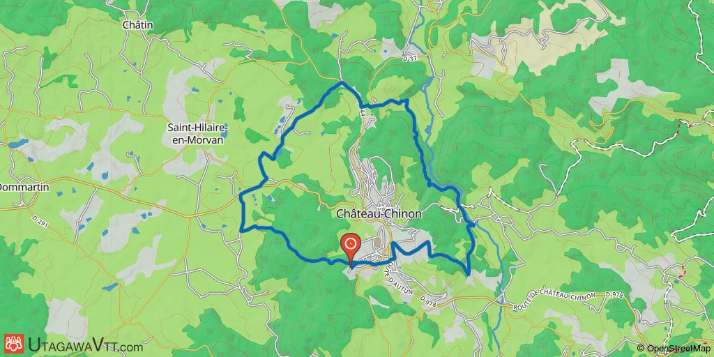 Morvan - Sommets et grands lacs - Circuit N°11 : Château-Chinon