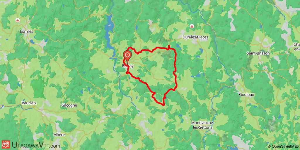 Morvan : Brassy - Circuit VTT n°8 (officiel)