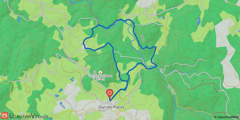 Morvan : Dun-les-Places - Circuit n°2 (officiel)