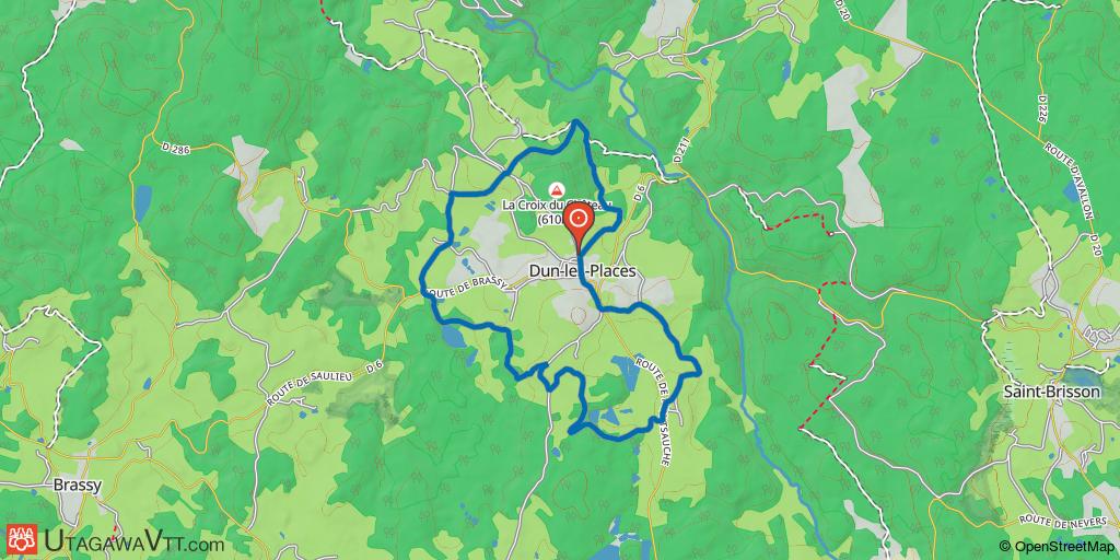 Morvan : Dun-les-Places - Circuit N°3 (officiel)