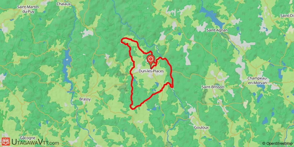 Morvan : Dun-les-Places - Circuit n°5 (officiel)