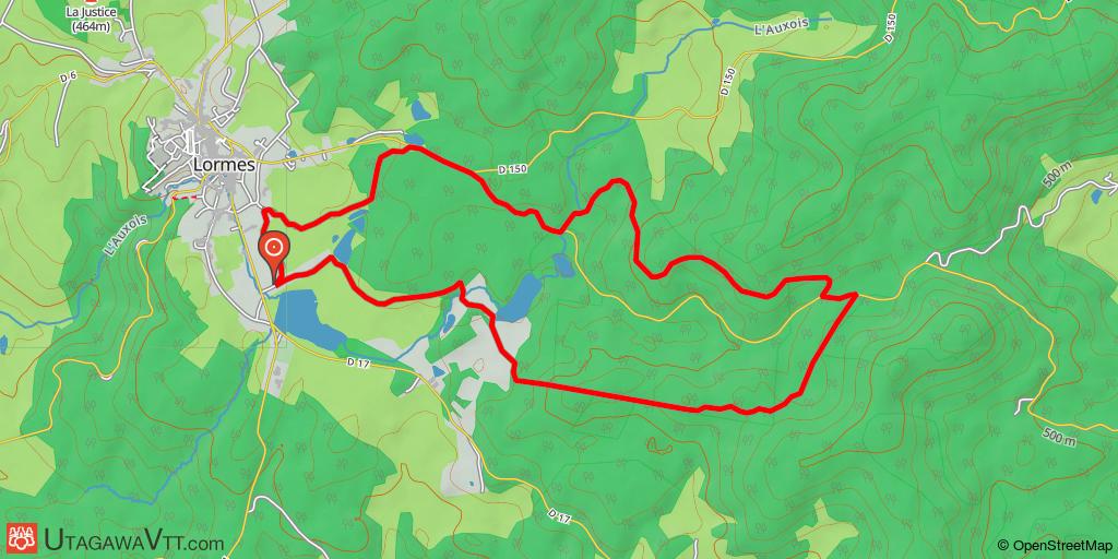 Morvan : Lormes - Circuit n°14 (officiel)