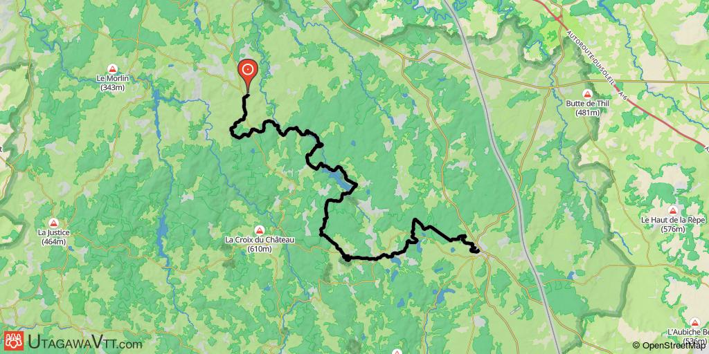 Traversée du Morvan - J2 : Quarré-les-Tombes - Saulieu