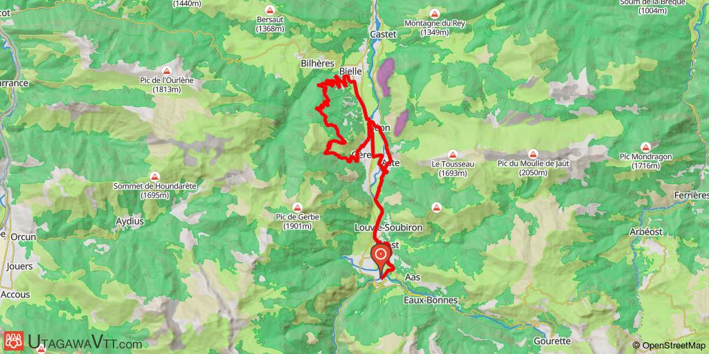 Parcours au nord de Laruns