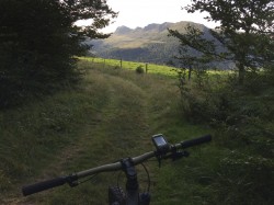 Arrivée sur la crête du roc de Labro