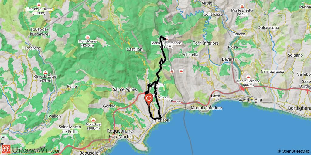 Montée au Grammondo depuis l'Annonciade
