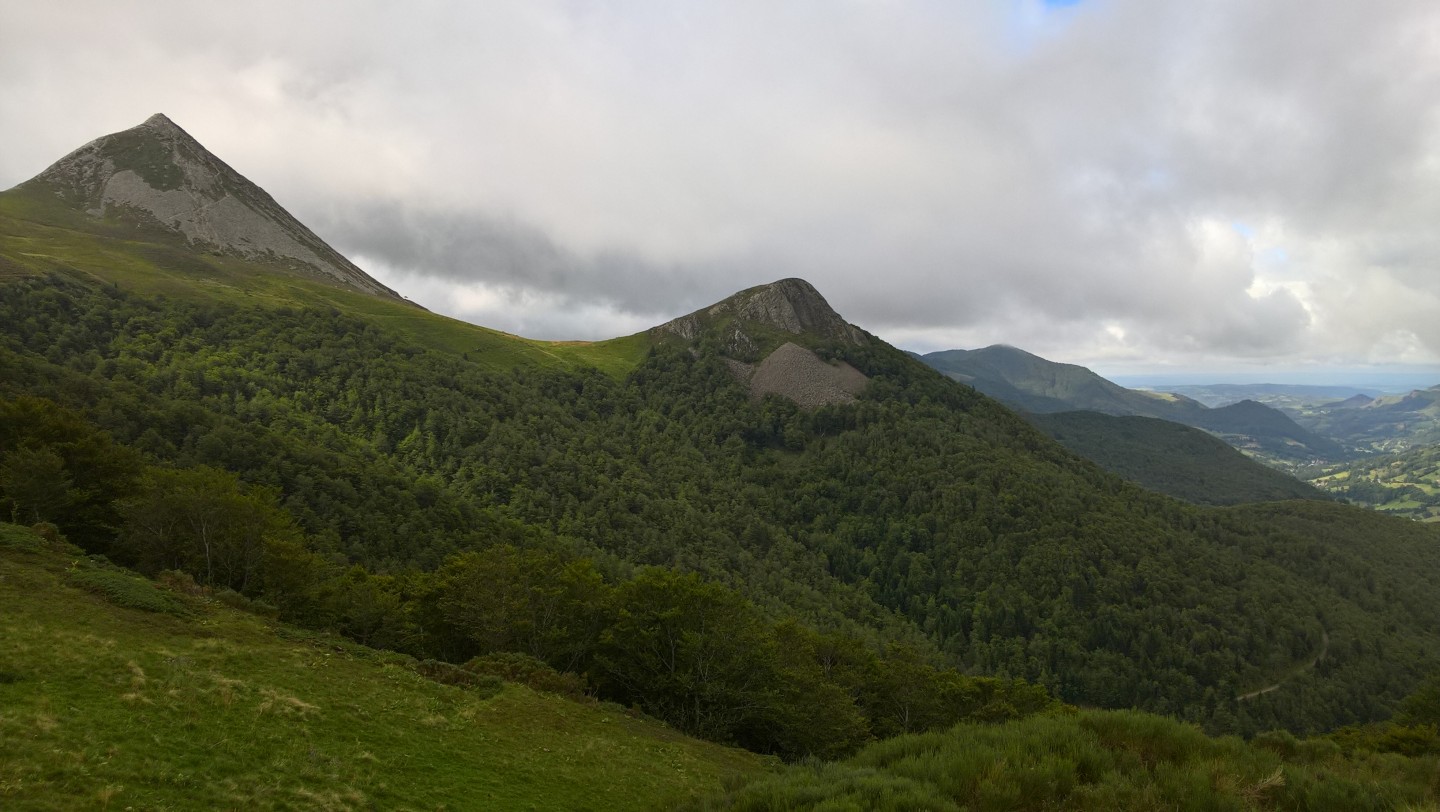 Les hauteurs du Cantal