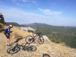 sur la crête du Mourré d'agnis