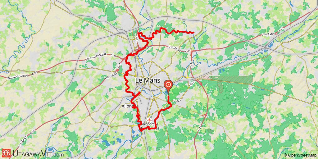 Le Mans : Boulevard nature des Etangs Chauds à Savigné