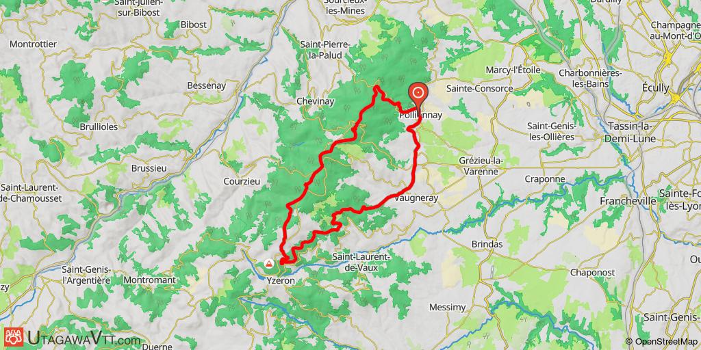 Pollionnay - La Rouge : Trace historique