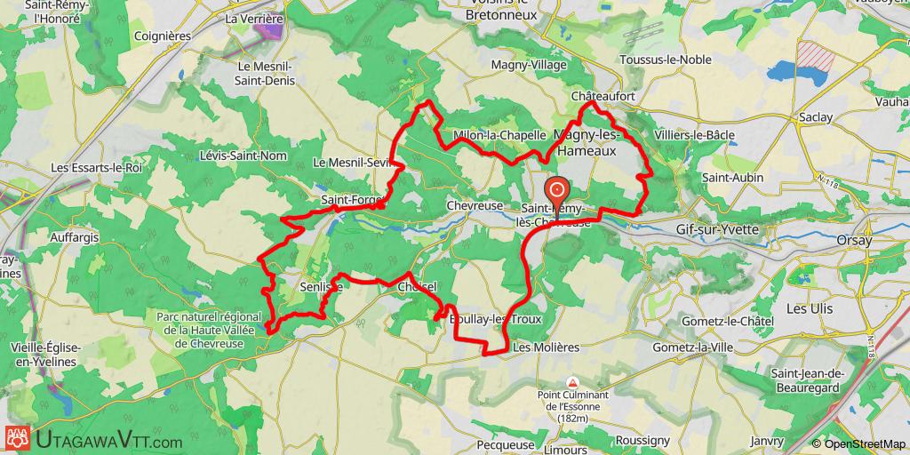 Saint-Rémy-lès-Chevreuse - Virades de l'Espoir 2017 - 44 km