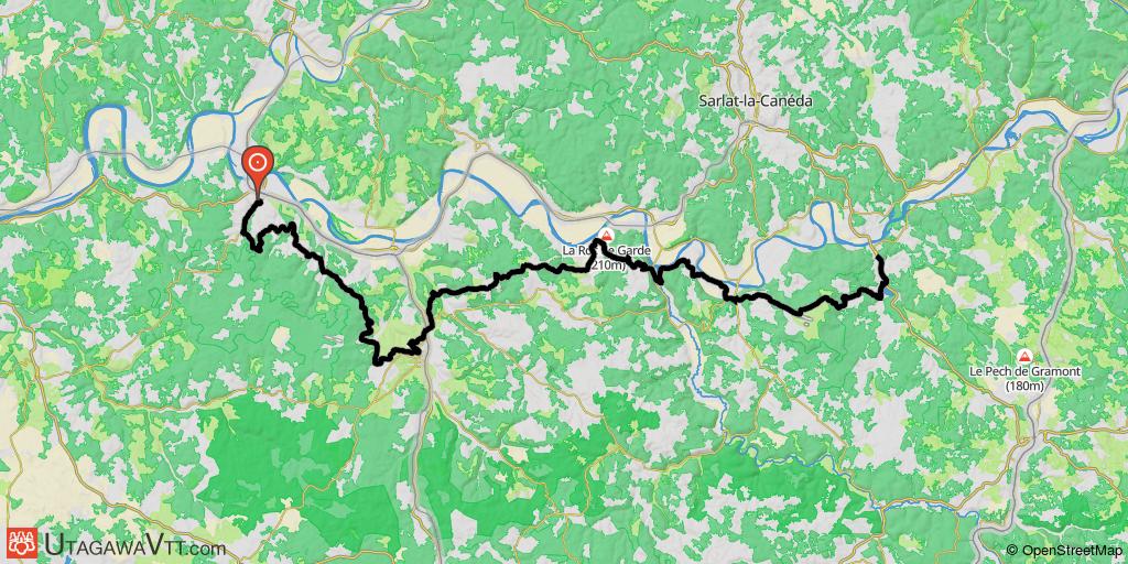 Chemin de Compostelle Bergerac- Rocamadour - Etape 2/3 : Le Buisson-de-Cadouin - Groléjac