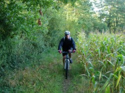 En face Plétéjac, connexion au single des bois