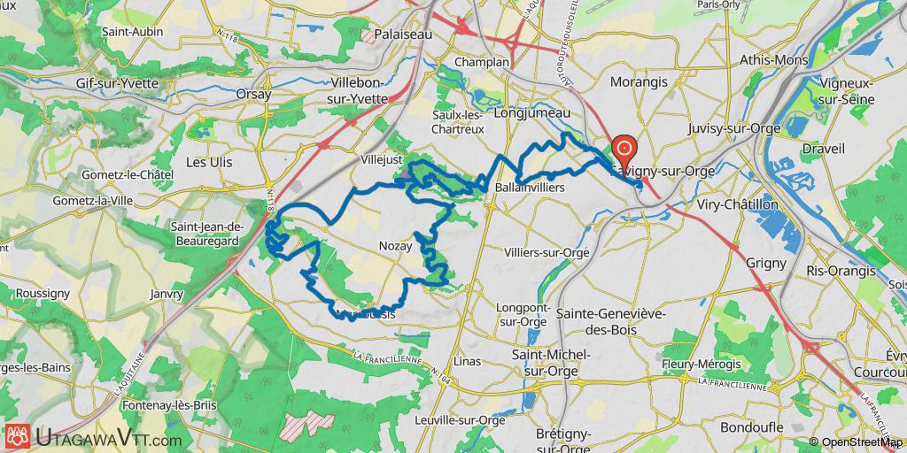 De l'Yvette à l'Orge 2017 - 48 km