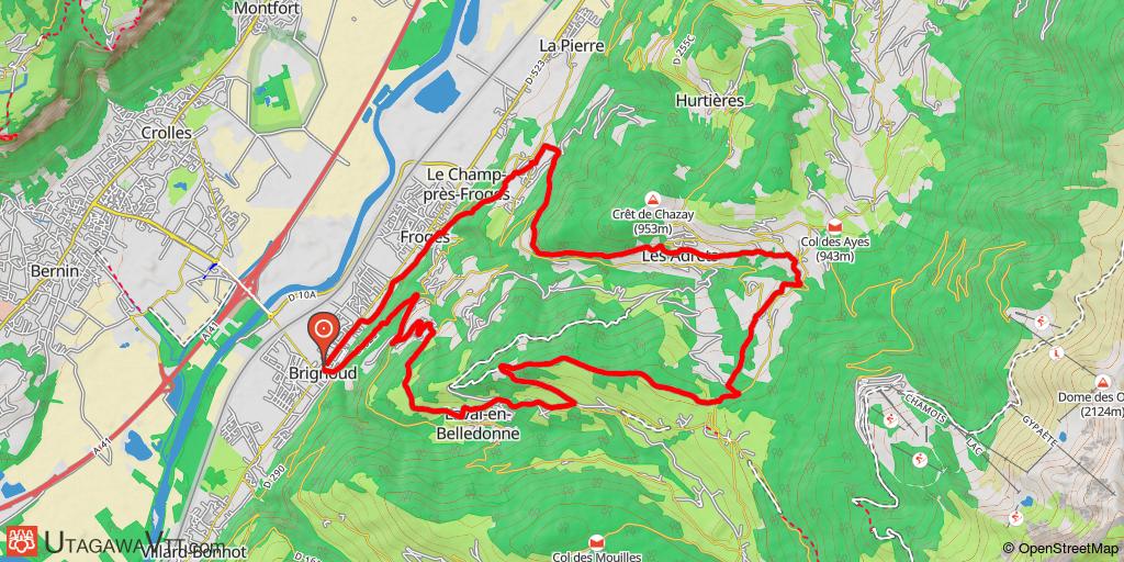 Brignoud - Laval - Col du Lautaret - Descente par les Adrets