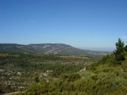 km26 panorama vers l'Alaric à la Croix de Pale 
