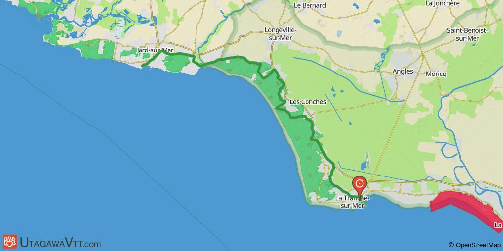 Vélodyssée : La Tranche-sur-Mer - Jard-sur-Mer