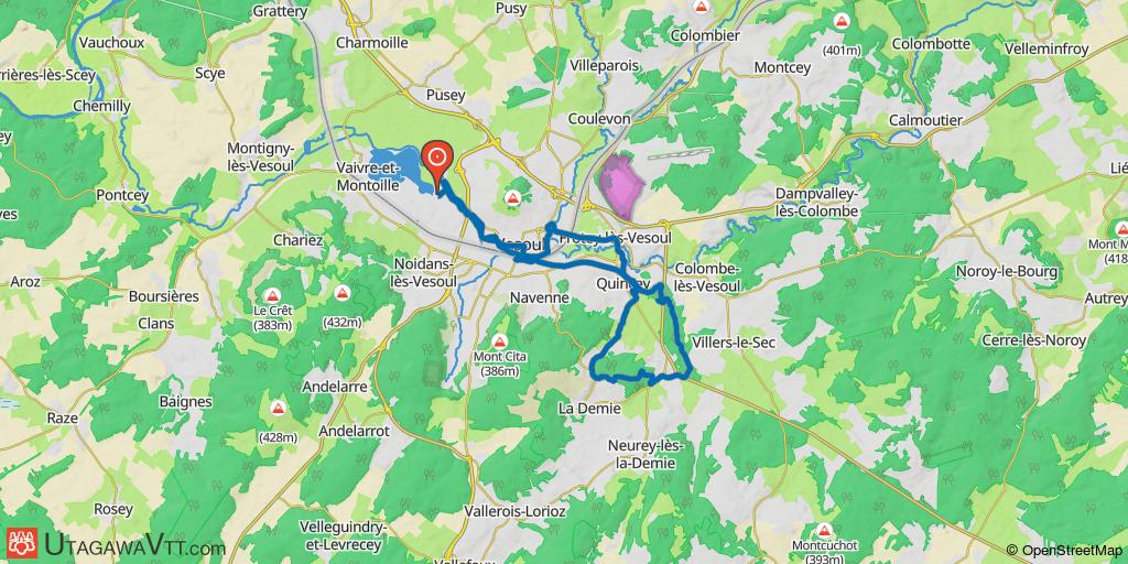 Vesoul : Circuit n°24 - Le Frais-Puits