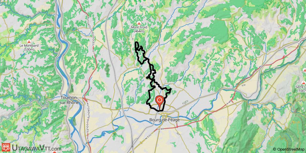 La Drôme des collines au départ de Romans