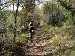 Km17 jonction avec le GR65 des pèlerins…